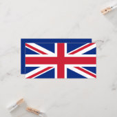英統一された国（イギリス国旗） （ユニオンジャック） （英国） GB カード (正面/裏面インサイチュ)