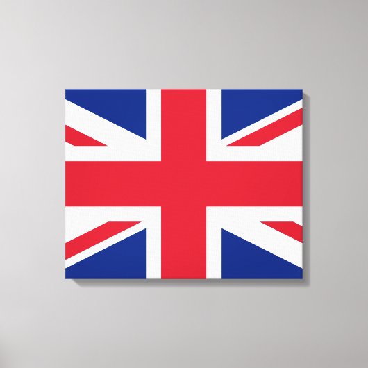 英統一された国（イギリス国旗） （ユニオンジャック） （英国） GB キャンバスプリント (正面)