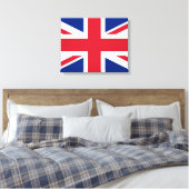 英統一された国（イギリス国旗） （ユニオンジャック） （英国） GB キャンバスプリント (インサイチュ (寝室))
