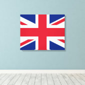 英統一された国（イギリス国旗） （ユニオンジャック） （英国） GB キャンバスプリント (インサイチュ (ウッドフロア))