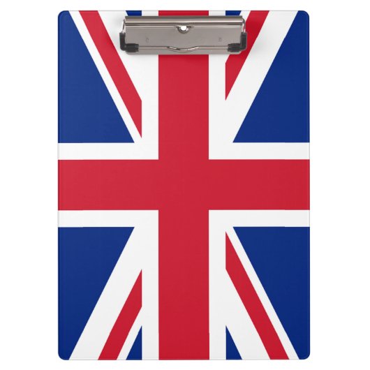 英統一された国(イギリス国旗) (ユニオンジャック) (英国) GB クリップボード (正面)