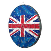 英統一された国(イギリス国旗) (ユニオンジャック) (英国) GB ダーツボード (正面右)