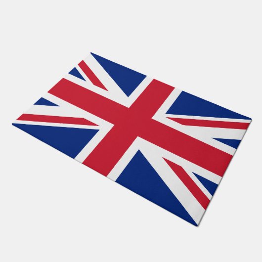 英統一された国(イギリス国旗) (ユニオンジャック) (英国) GB ドアマット (アングル)