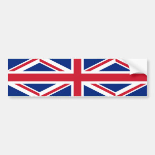 英統一された国(イギリス国旗) (ユニオンジャック) (英国) GB バンパーステッカー
