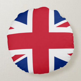 英統一された国(イギリス国旗) (ユニオンジャック) (英国) GB ラウンドクッション