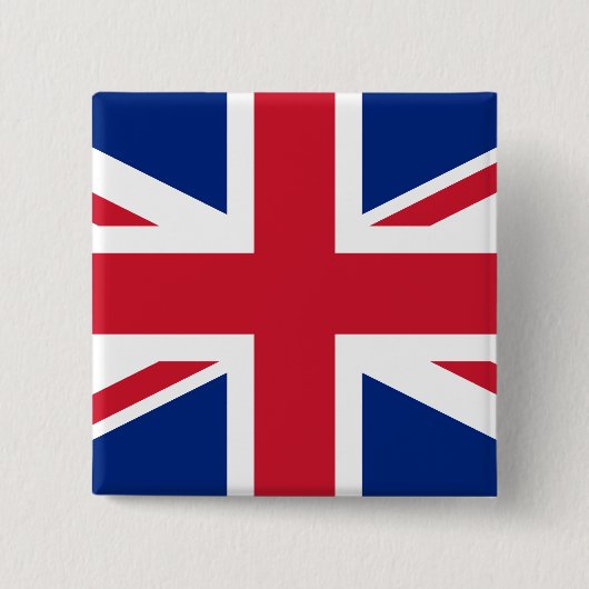 英統一された国(イギリス国旗) (ユニオンジャック) (英国) GB 缶バッジ (正面)