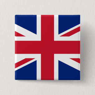 英統一された国(イギリス国旗) (ユニオンジャック) (英国) GB 缶バッジ