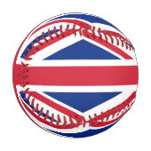 英統一された国（イギリス国旗） （ユニオンジャック） （英国） GB 野球ボール (正面左)