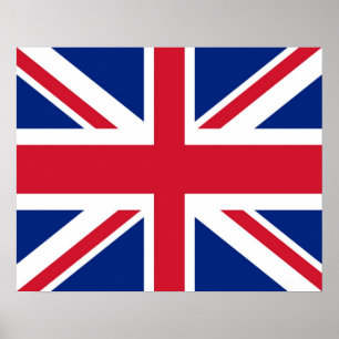 英統一された国/英国/ユニオン・ジャック国旗のポスター ポスター