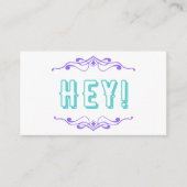 英話語 コーリングカード (正面)