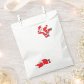 英語おもしろいブルドッグツリークリスマスライトXm フェイバーバッグ (クリップ留めされた状態)