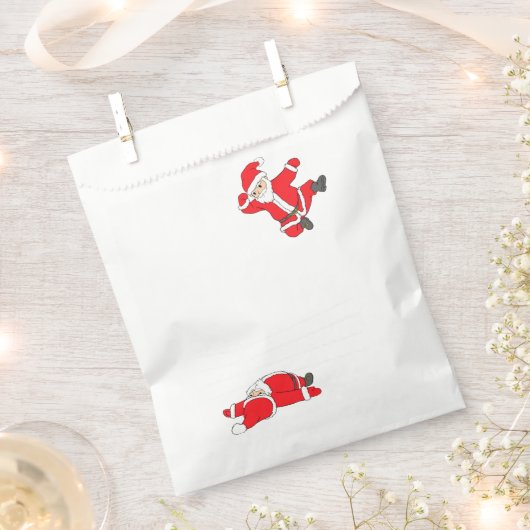 英語おもしろいブルドッグツリークリスマスライトXm フェイバーバッグ (クリップ留めされた状態)