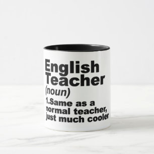 英語おもしろい先生定義 マグカップ