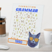 英語おもしろい先生 – 文法の修正 台座サイン (インサイチュ)