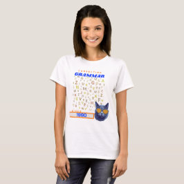 英語おもしろい先生 – 文法の修正 Tシャツ