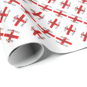 英語および誇りを持った- Stゲオルゲス日4月23日 ラッピングペーパー (ロールコーナー)