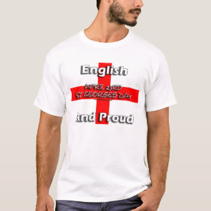 英語および誇りを持った- Stゲオルゲス日4月23日 Tシャツ