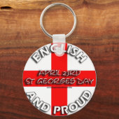 英語と誇りを持ったキー・チェーン キーホルダー (正面)