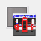 英語のアイコン マグネット (正面/裏面)