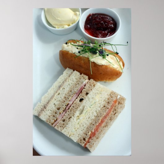 英語のアフタヌーンティー ポスター (正面)