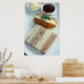 英語のアフタヌーンティー ポスター (キッチン)