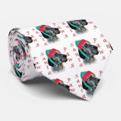 英語のセッターサンタポーズ ネクタイ (ロール)