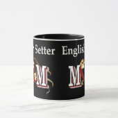英語のセッターマザーのプレゼント マグカップ (中央)