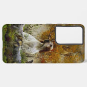 英語のセッター、アート SAMSUNG GALAXYケース (左側面)