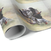 英語のセッター、鳥狩り ラッピングペーパー (ロールコーナー)