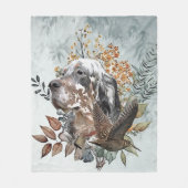 英語のセッター， Woodcock狩り, Art フリースブランケット (正面)