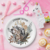 英語のセッター， Woodcock狩り, Art ペーパープレート (パーティー)