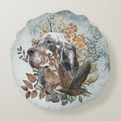 英語のセッター， Woodcock狩り, Art ラウンドクッション (裏面)