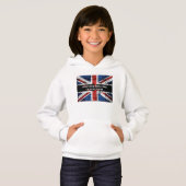 英語のフラグにテキストを追加する装飾用クッション (正面フル)