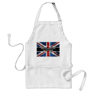 英語のフラグにテキストを追加する装飾用クッション スタンダードエプロン