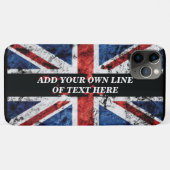 英語のフラグにテキストを追加する装飾用クッション Case-Mate iPhoneケース (裏面(横))