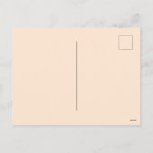 英語のブルドッグオレンジを扱うトリック シーズンポストカード (裏面)