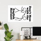 英語のホイストを弄ぶな ポスター (ホームオフィス)