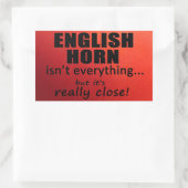 英語のホーンは全てではない長方形のシール 長方形シール (バッグ)