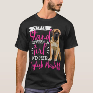 英語のマスチフ犬の母親の持ち主の贈おもしろいり物 Tシャツ