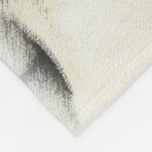 英語のマスチフ（ファウン）絵画のオリジナル犬芸術 フリースブランケット (角)