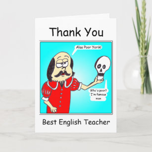 -英語の先生ありがとう サンキューカード
