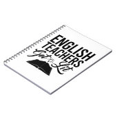 英語の先生が点灯 ノートブック (左側)