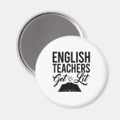 英語の先生が点灯 マグネット (正面/裏面)
