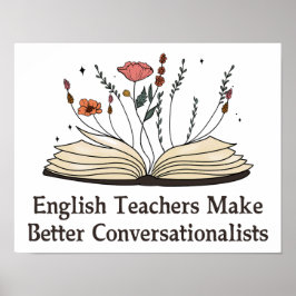英語の先生で会話力がアップ ポスター