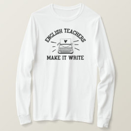 英語の先生で書す | 英語先生 Tシャツ