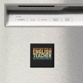 英語の先生には手を出すな、言葉でお返しします マグネット (インサイチュ (食洗機))