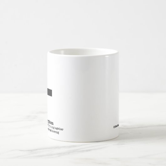 英語の先生のための句読点文法マグのギフト コーヒーマグカップ (中央)