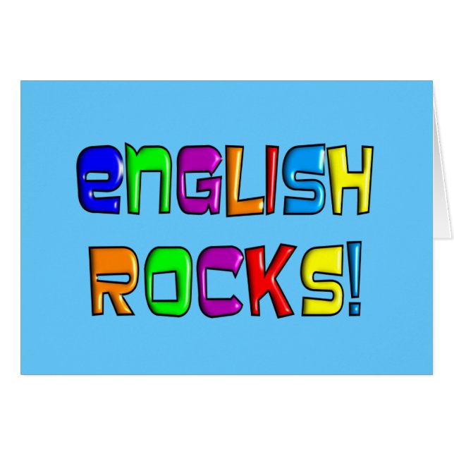 英語の先生のギフトの"英国の石! " (正面横)