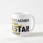 英語の先生のロックスター コーヒーマグカップ (正面右)