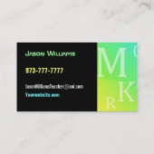 英語の先生の名刺 名刺 (裏面)